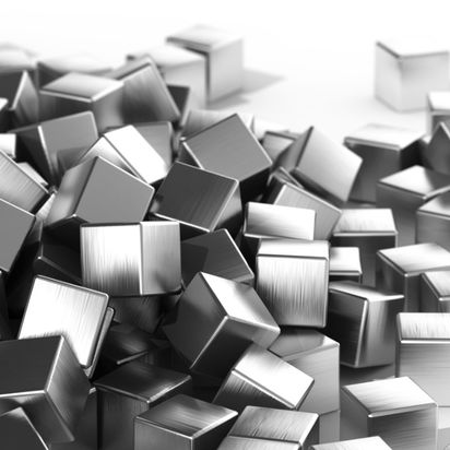 cubos de aluminio